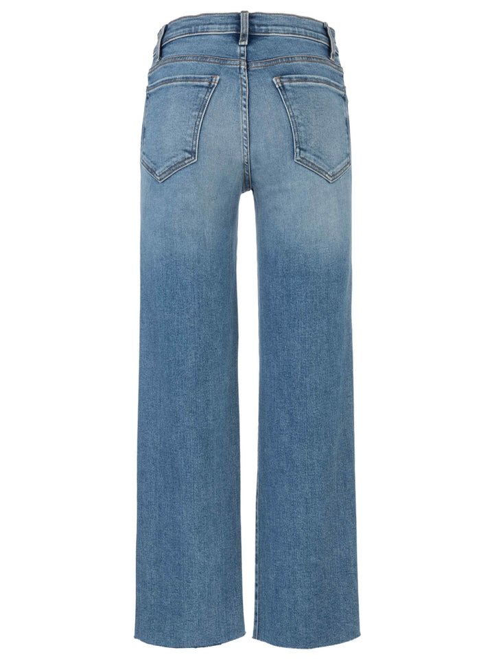 Avery High Rise Straight Leg with Raw Hem
