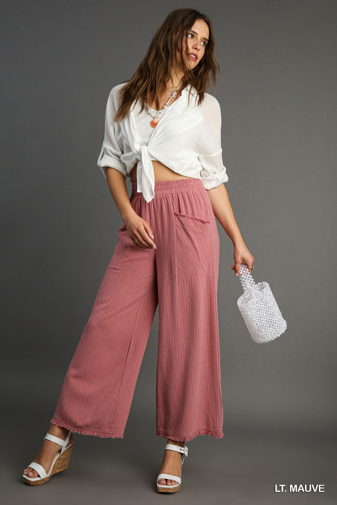 Striped Wide Leg Pants