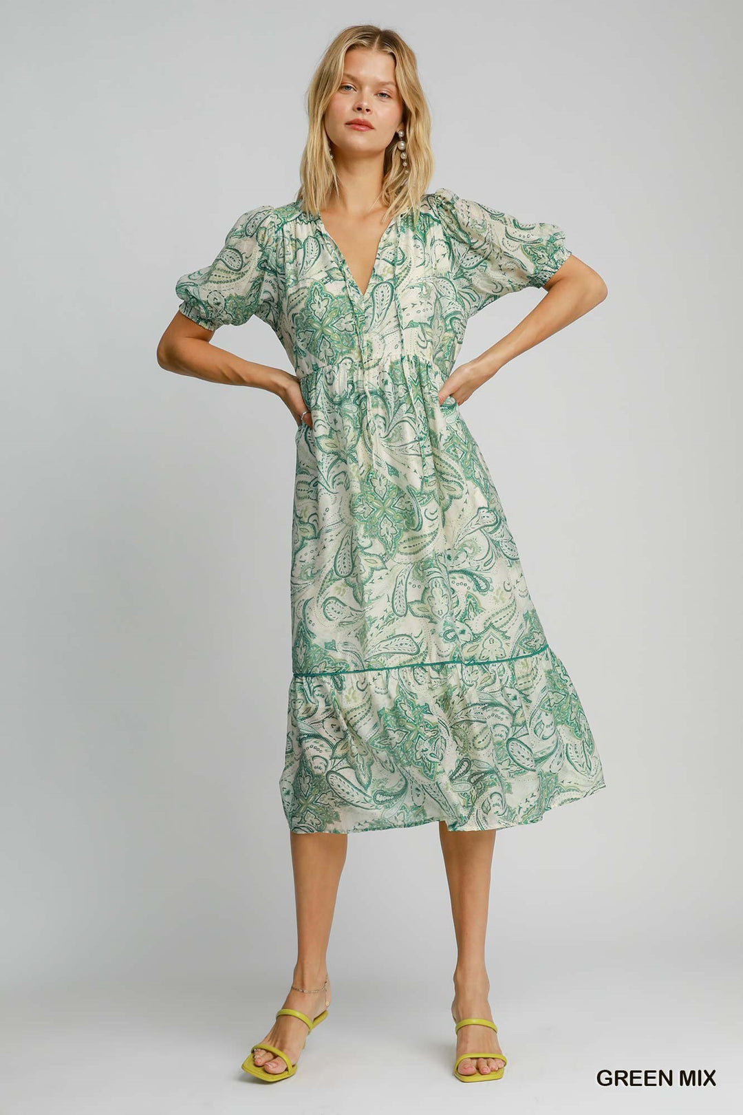 Allie Dress in Green
