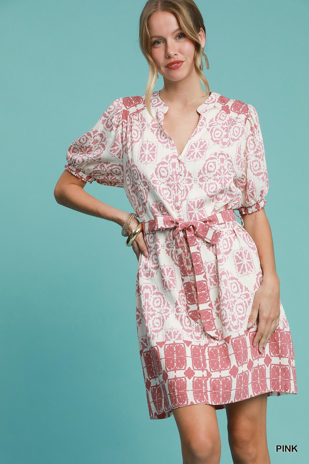 Megan Dress in Pink