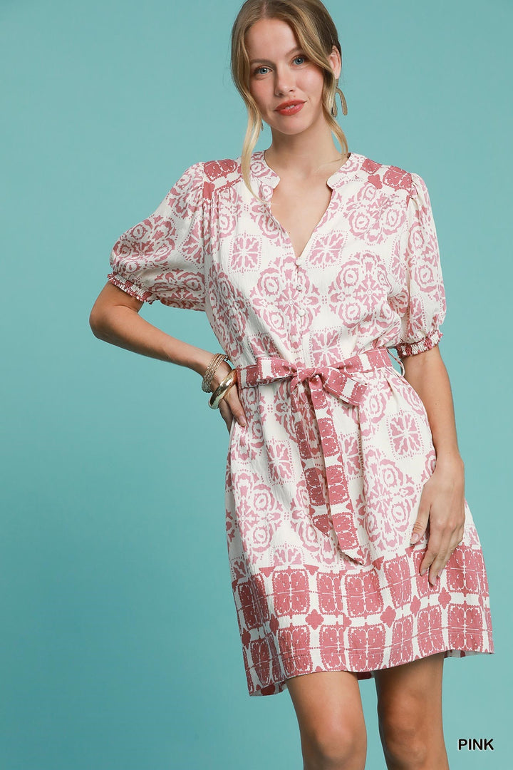Megan Dress in Pink