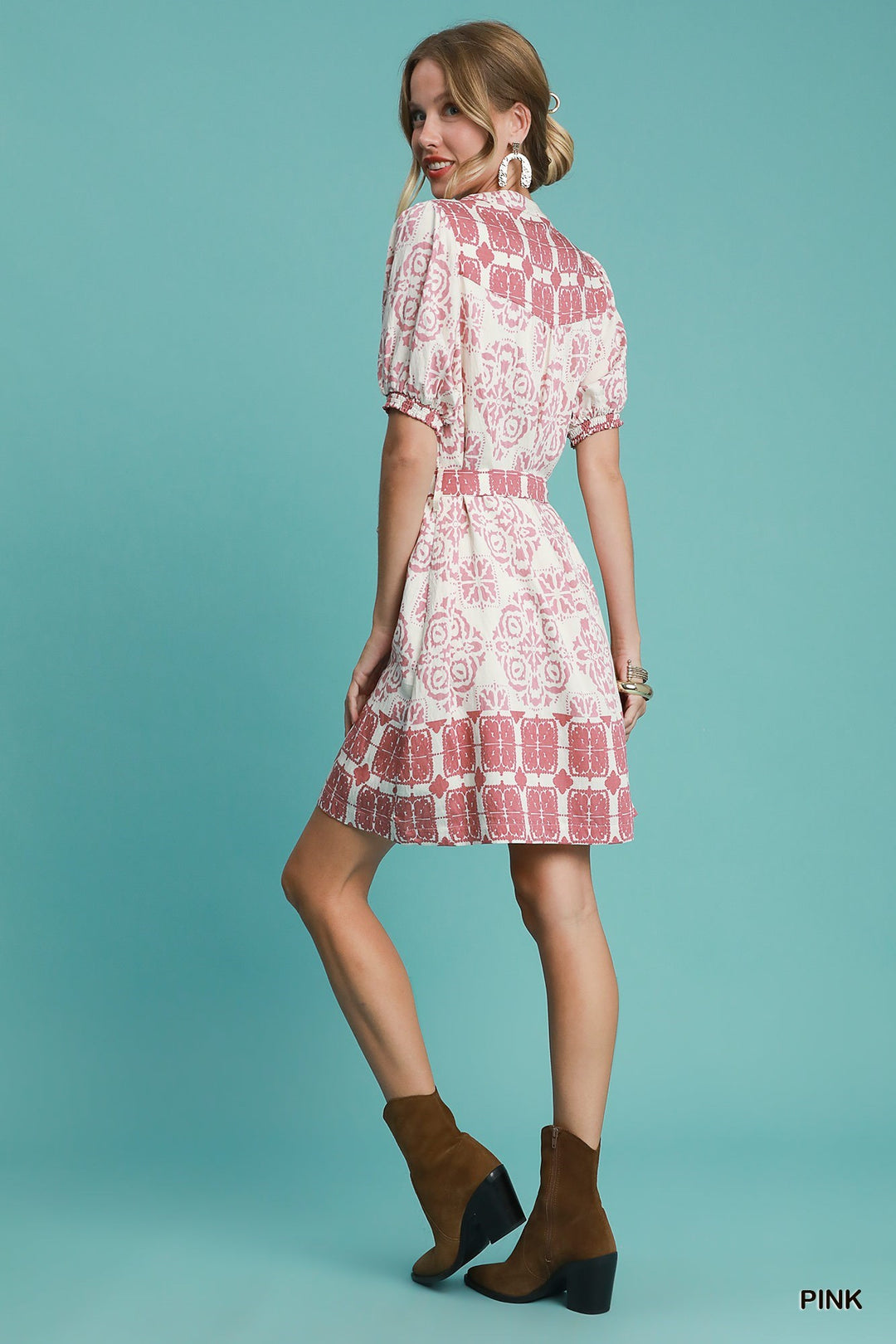 Megan Dress in Pink