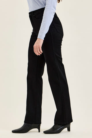 Judy Blue High Waist Classic Straight in Black