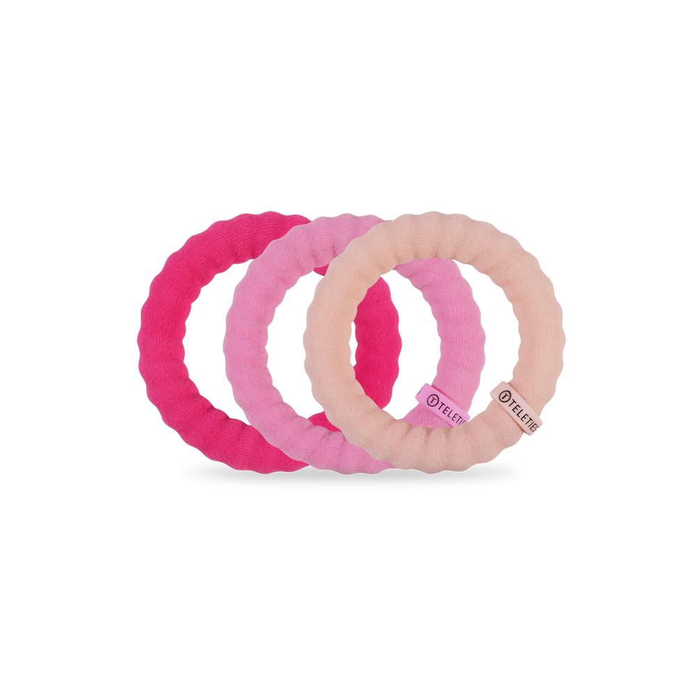 Large Nylon Hair Ties- Kiss &amp; Tell