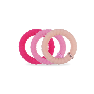 Large Nylon Hair Ties- Kiss & Tell