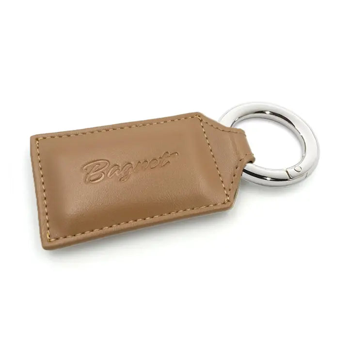 Bagnet Latte Leather Magnetic Bag Holder