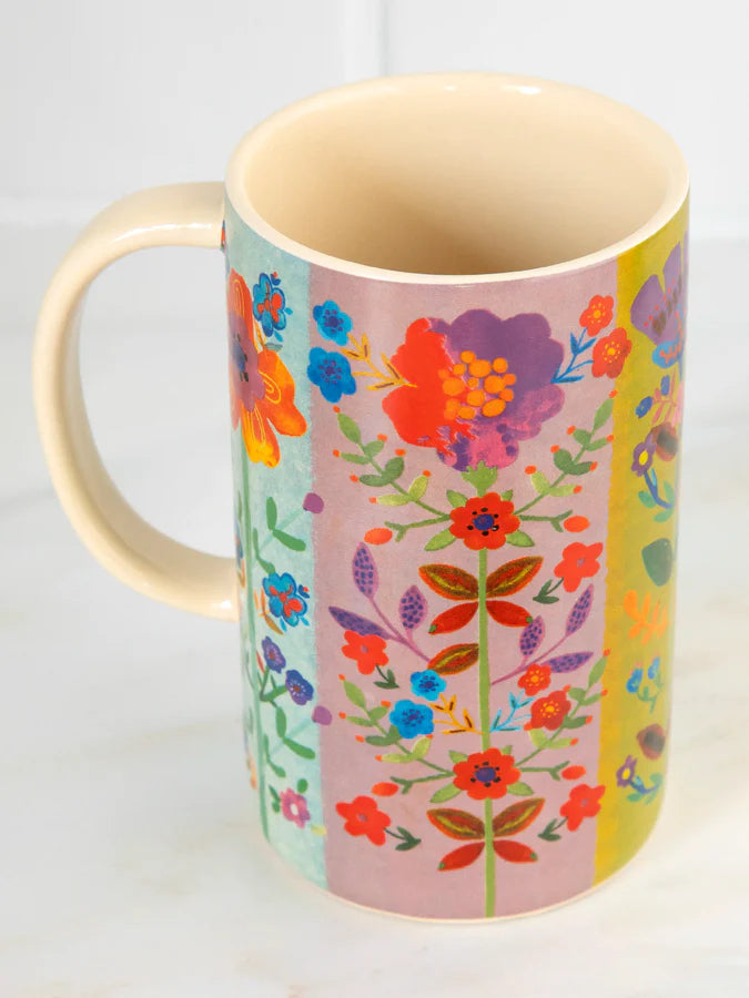 Natural Life Latte Mug- Every Flower 16oz