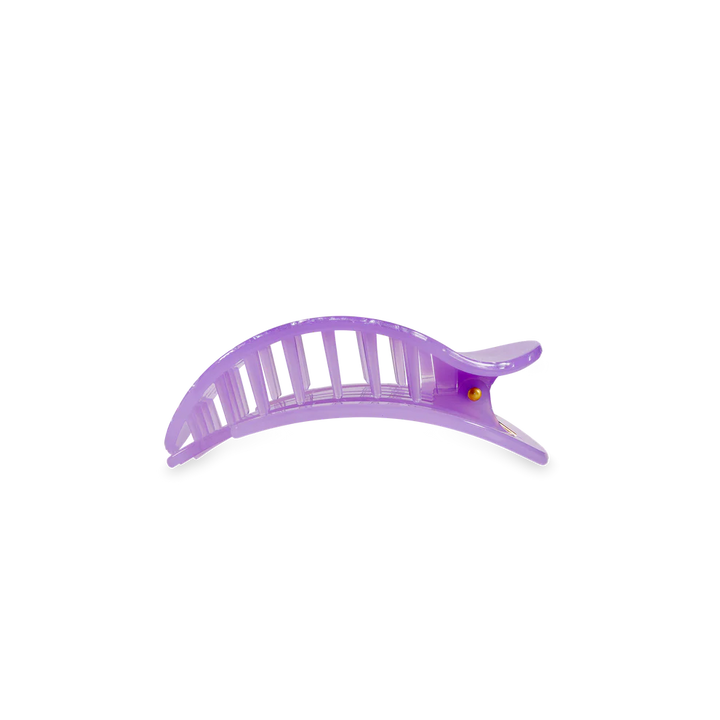 Teleties Flat Round Hair Clip- Lavender Mist