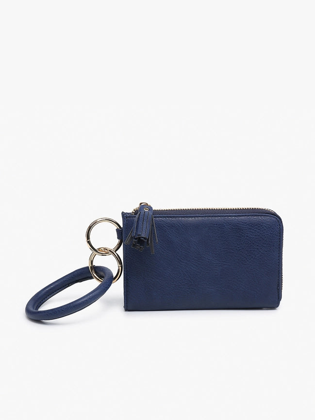Liv Bangle Wristlet in Navy