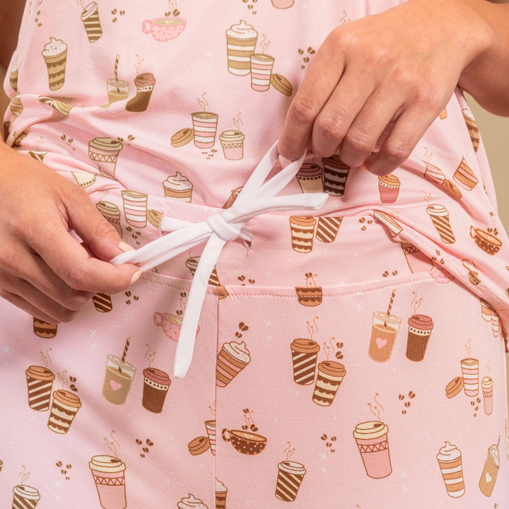 Pink Coffee Lovers Pajamas