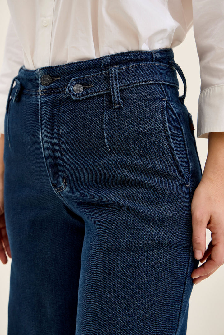 Judy Blue High Waist Lux Retro Wide in Nightfall Blue