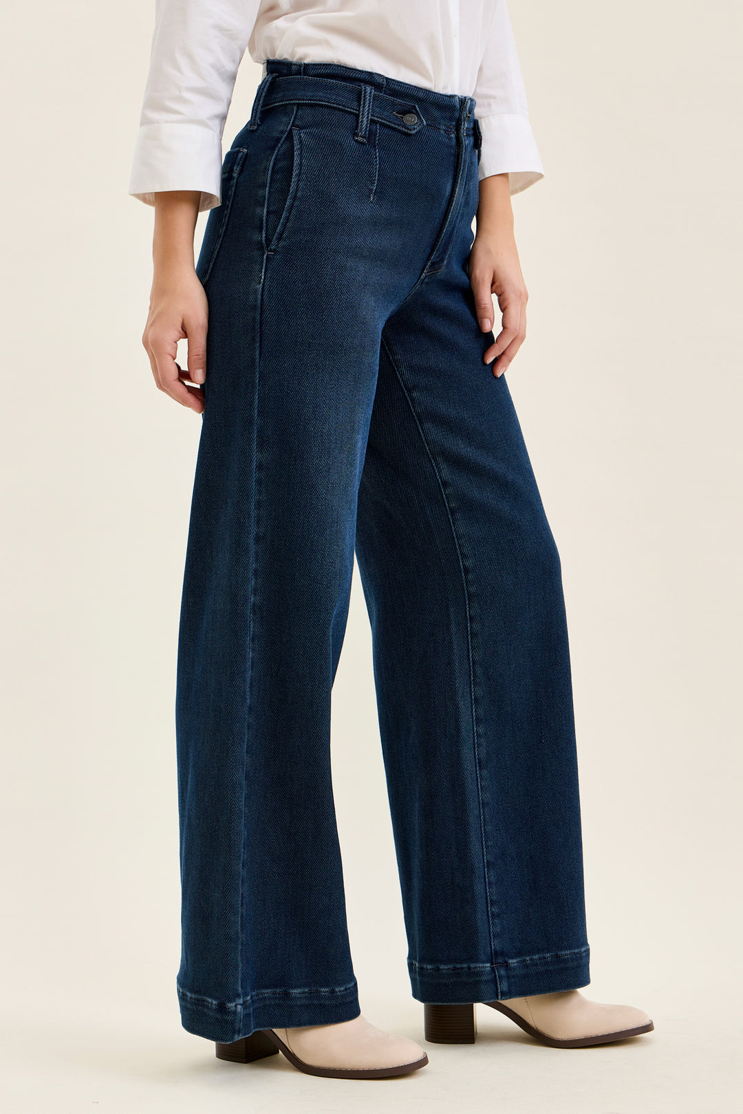 Judy Blue High Waist Lux Retro Wide in Nightfall Blue