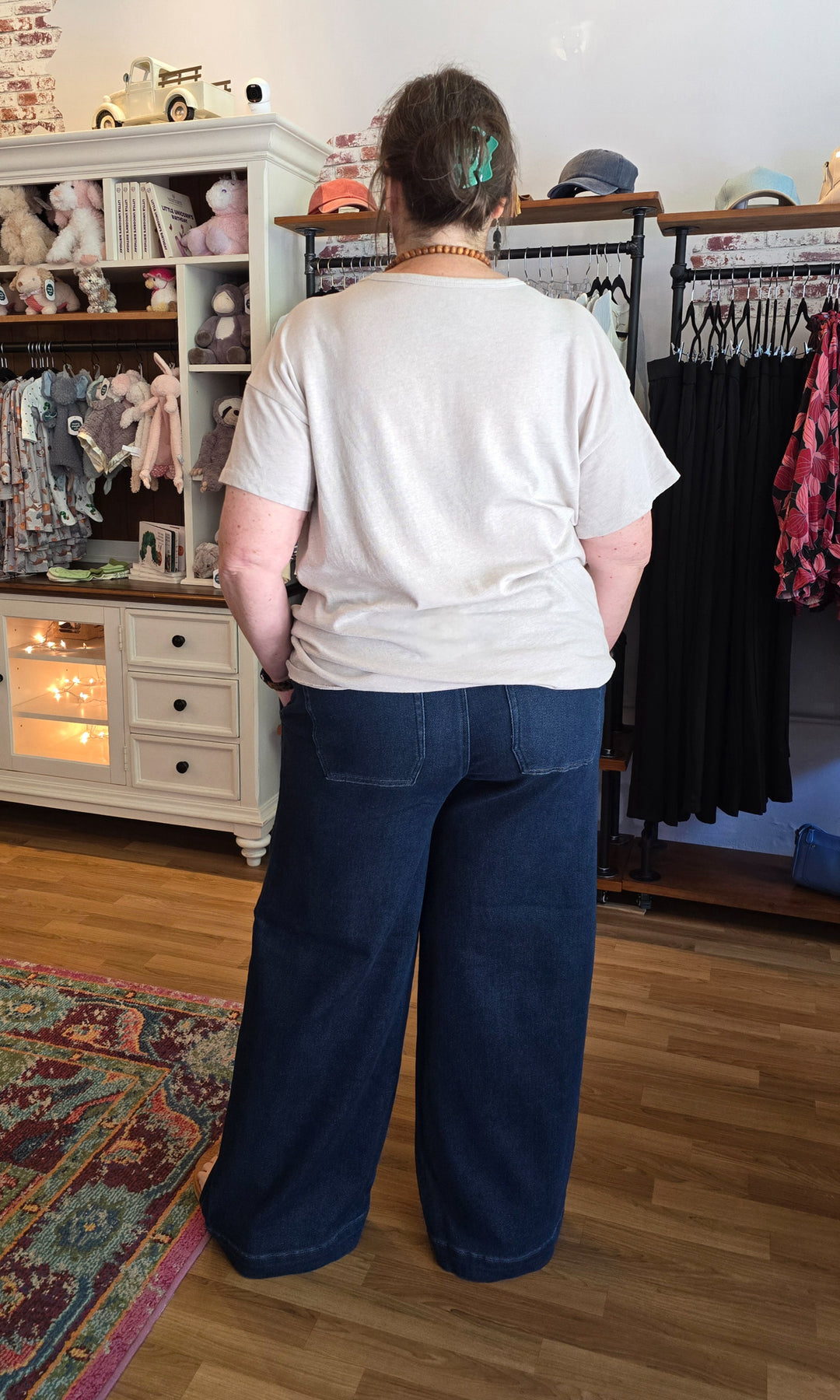 Judy Blue High Waist Lux Retro Wide in Nightfall Blue