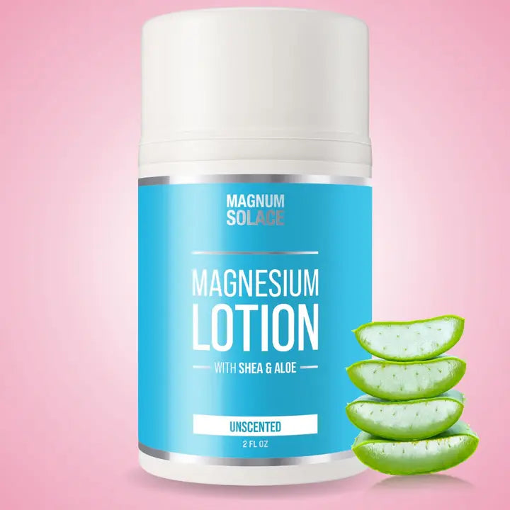 magnesium lotion bottle