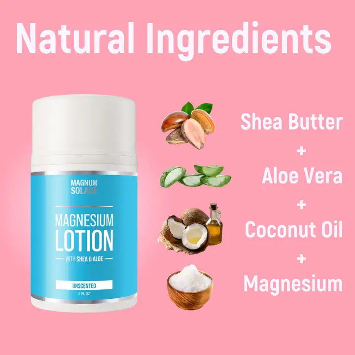 Magnesium Lotion 2 oz- Unscented