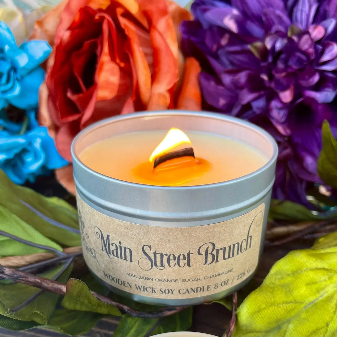 Main Street Brunch Wooden Wick Candle
