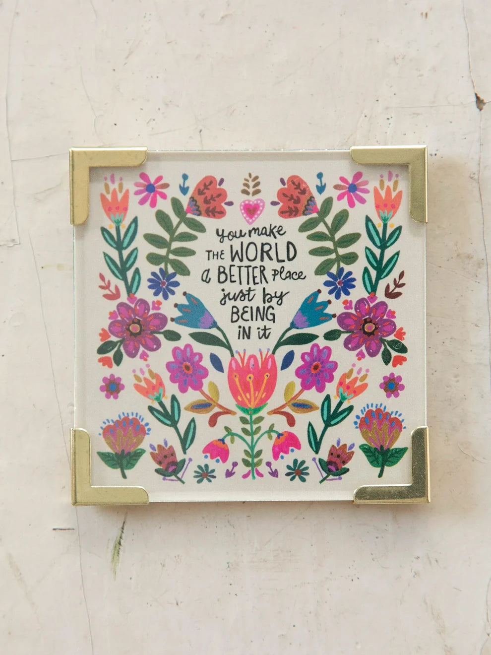 Corner Magnet Keepsake- Make the World Better