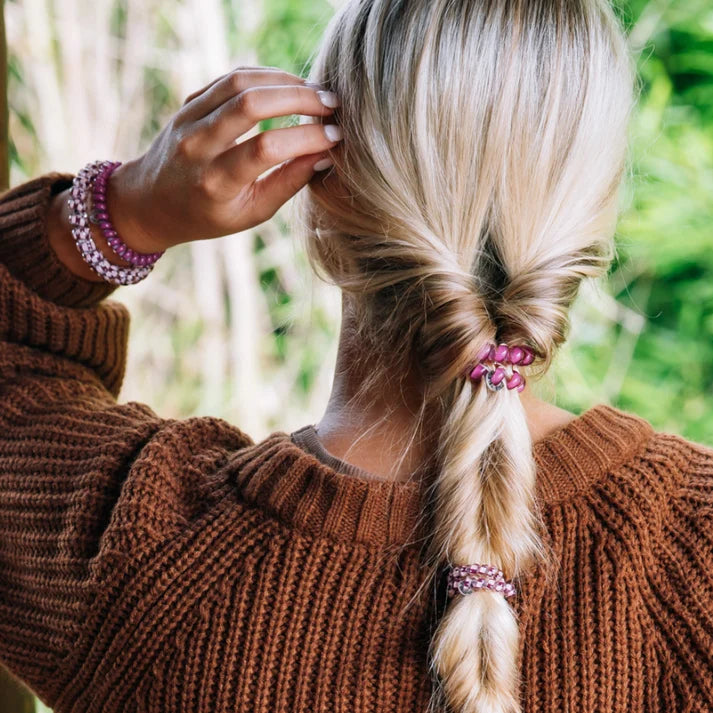 Teleties Small Hair Ties - Merlot After Midnight