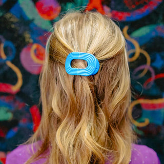 Teleties Flat Round Hair Clip- Miami Vice