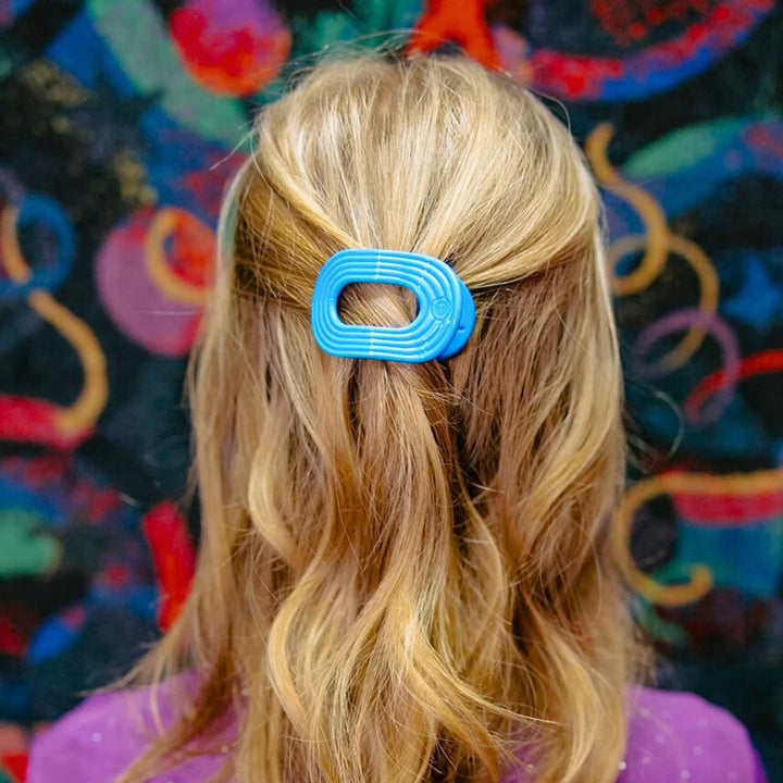 Teleties Flat Round Hair Clip- Miami Vice