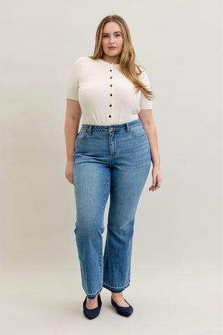 Judy Blue Mid-Rise Tummy Control Slim Bootcut