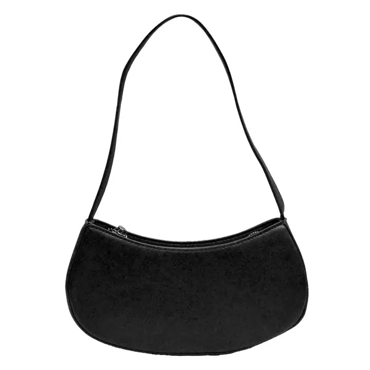 Milan Petite Shoulder Bag in Black