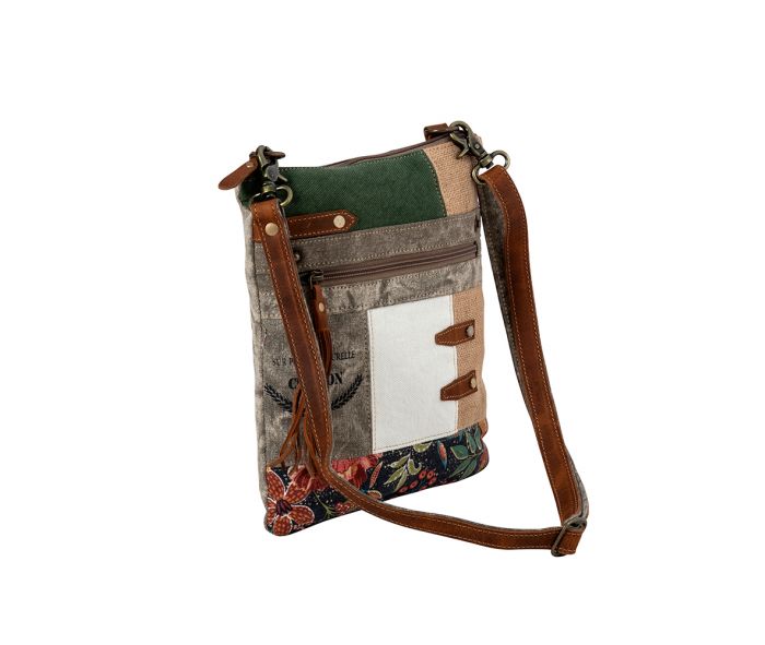 Myra Bag Boulangerie Floral Trim Crossbody Bag
