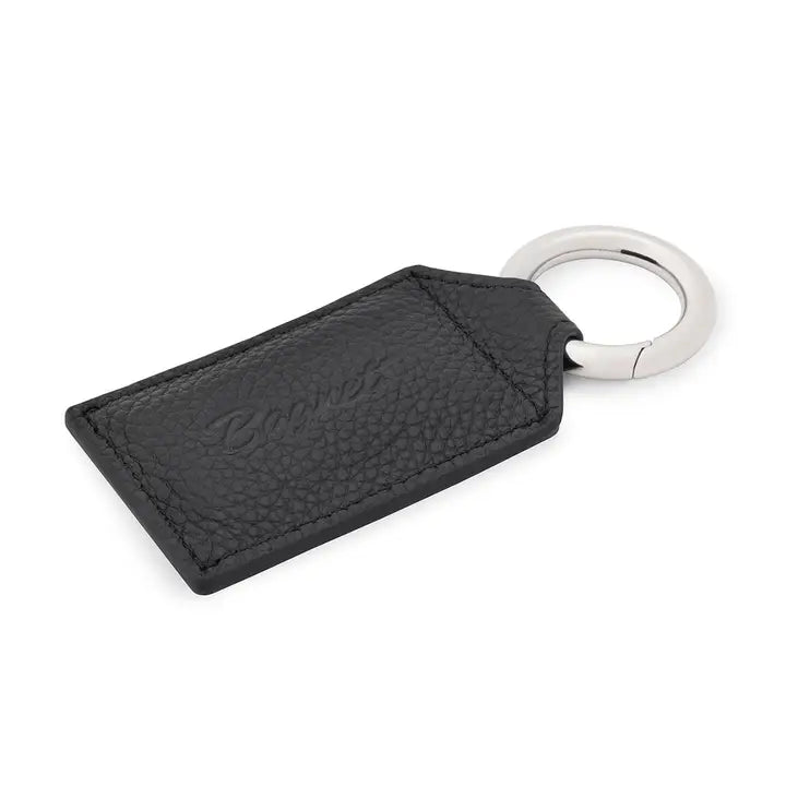 Bagnet Black Pebbled Leather Magnetic Bag Holder