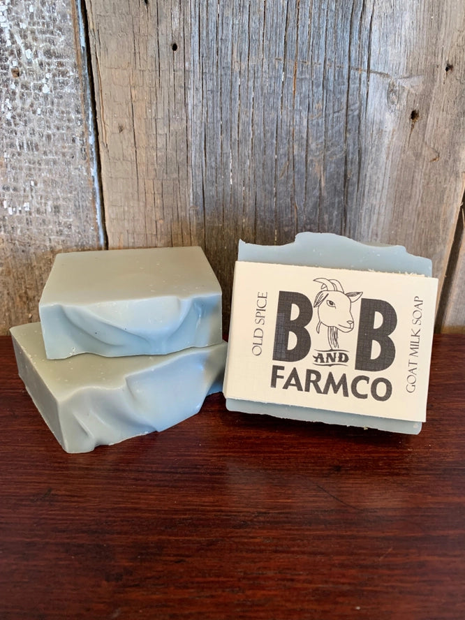 Stack of Light Blue bar soaps