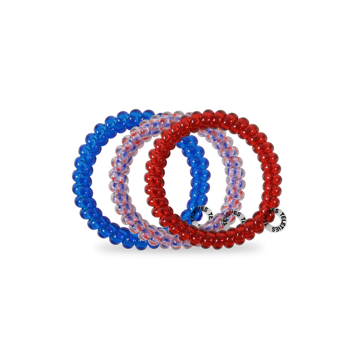 Teleties- Patriot Pop Small Hair Ties