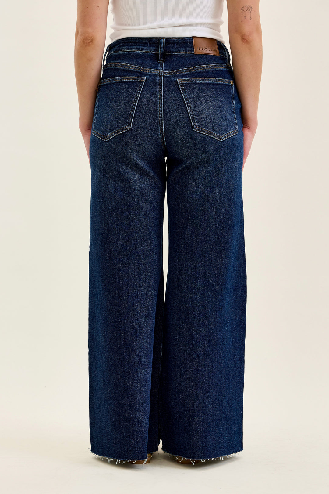 Judy Blue Petite Retro Wide with Adjustable Waist Tabs