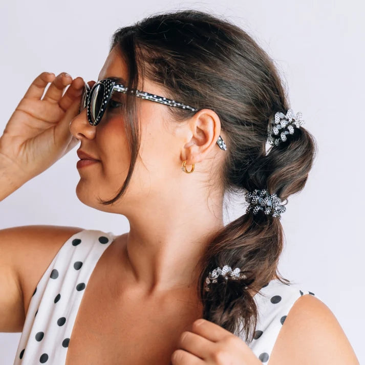 Teleties Large Hair Ties - Polka Dot Party