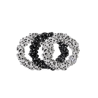 Teleties Small Silk Scrunchies - Polka Dot Party