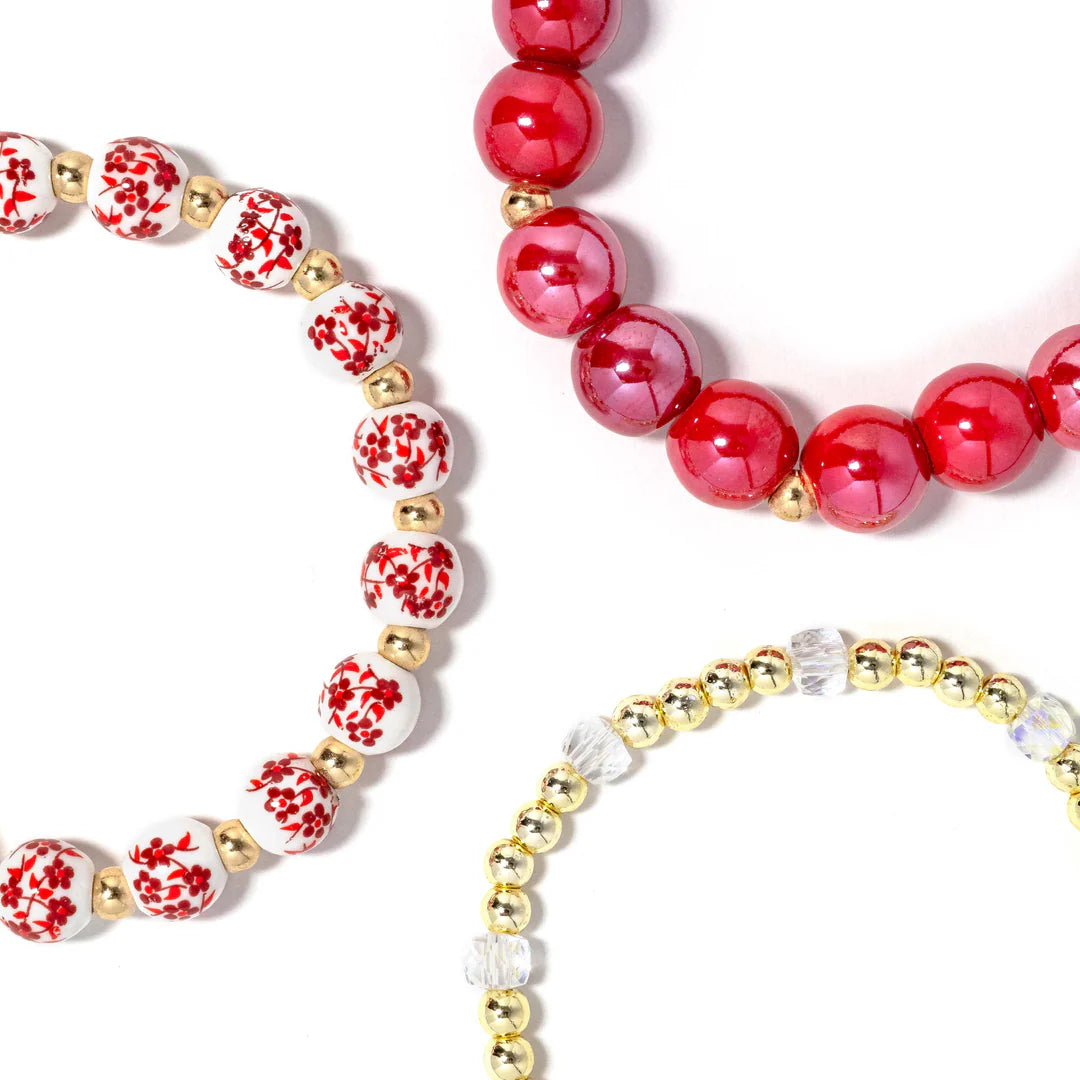 Poppy Stack Bracelets