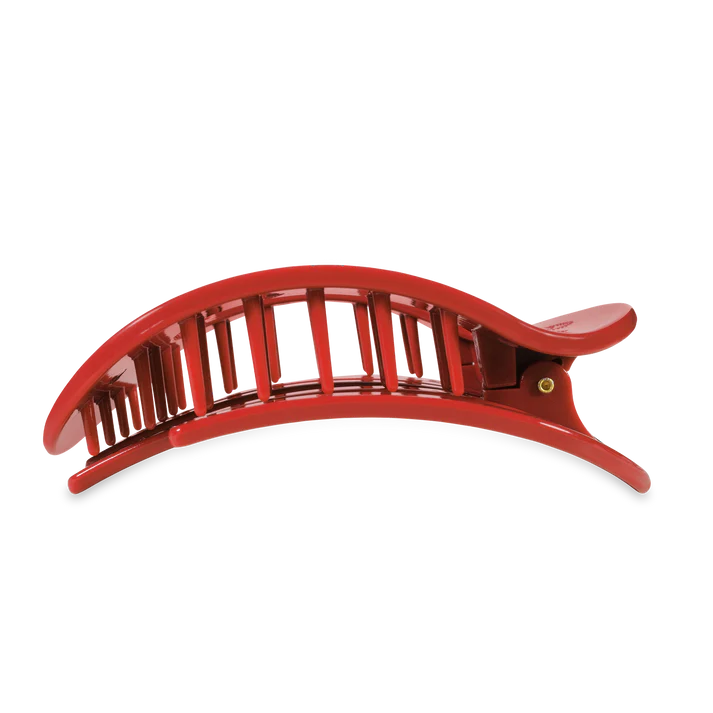 Teleties Flat Round Hair Clip- Red Carpet Ready