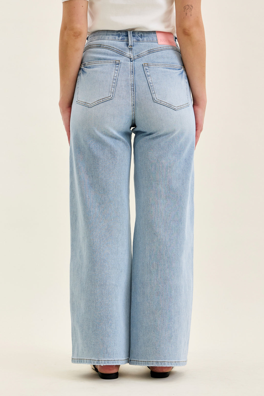 Judy Blue High Waist Petite Retro Wide