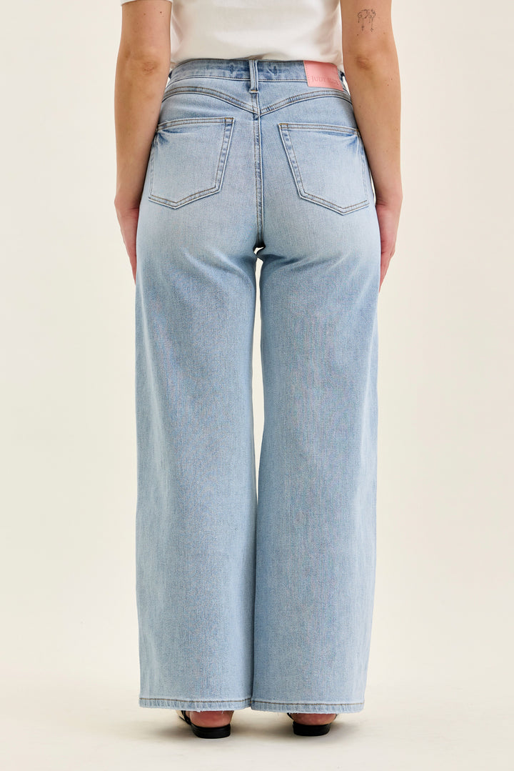 Judy Blue High Waist Petite Retro Wide