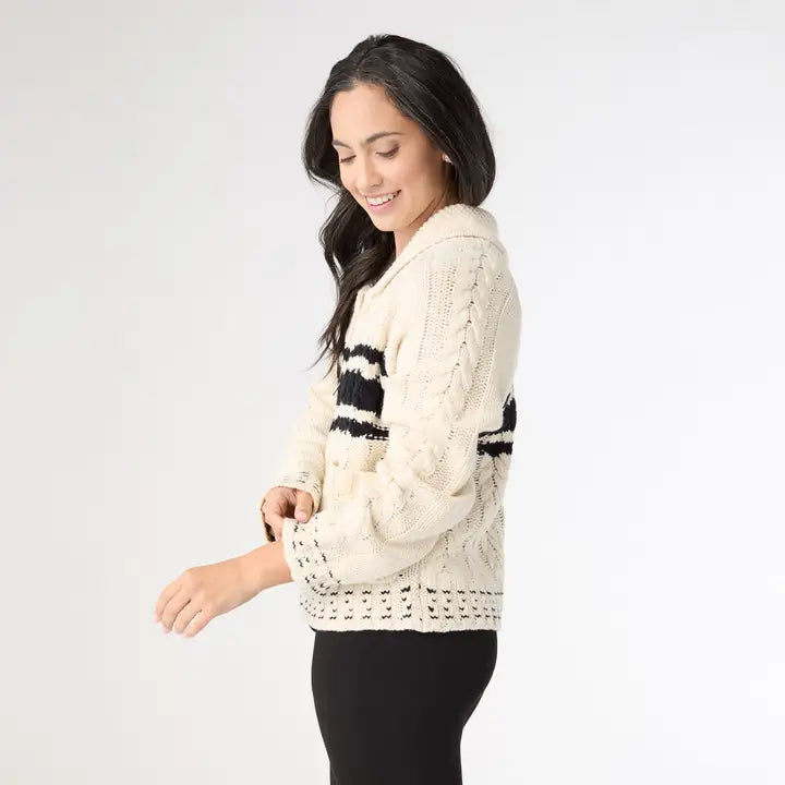 Romilly Collared Zip Front Cardigan