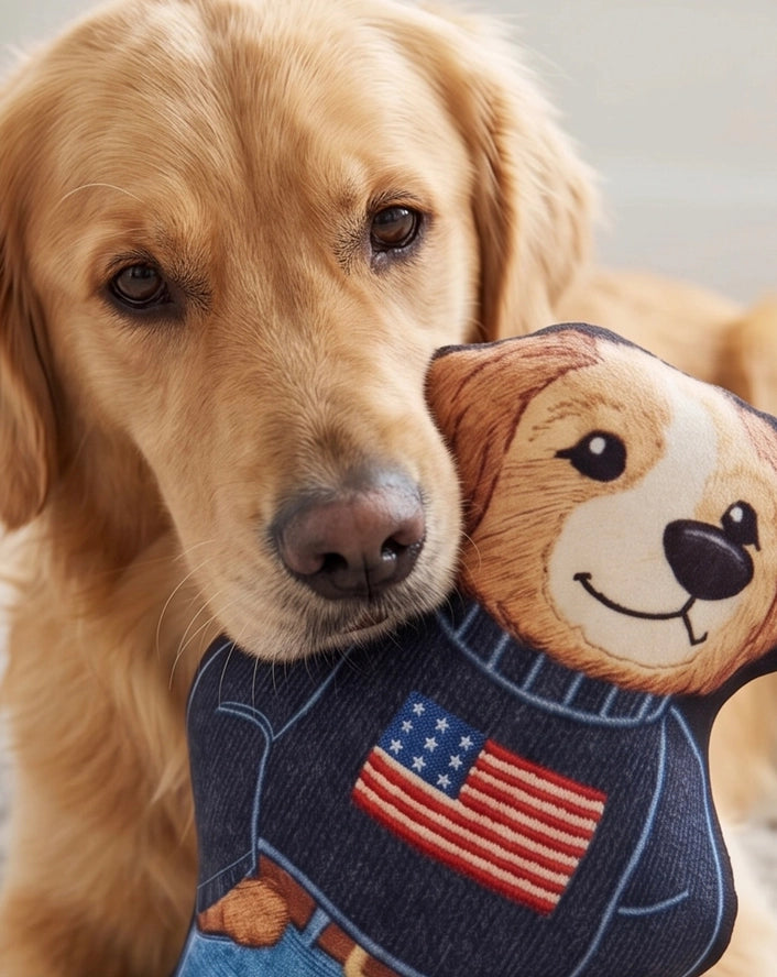 Ruff Lauren Teddy Dog Toy