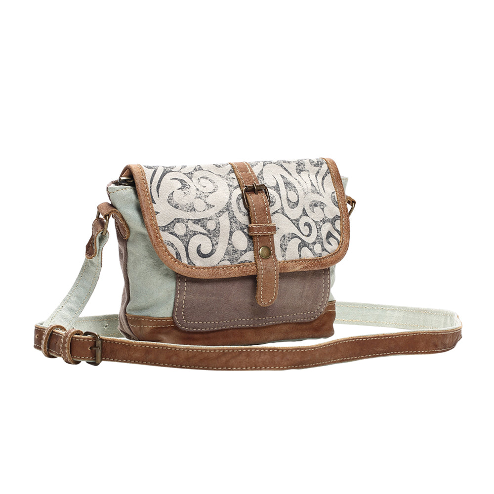 Myra Bag Leaf Print Small & Cross Body