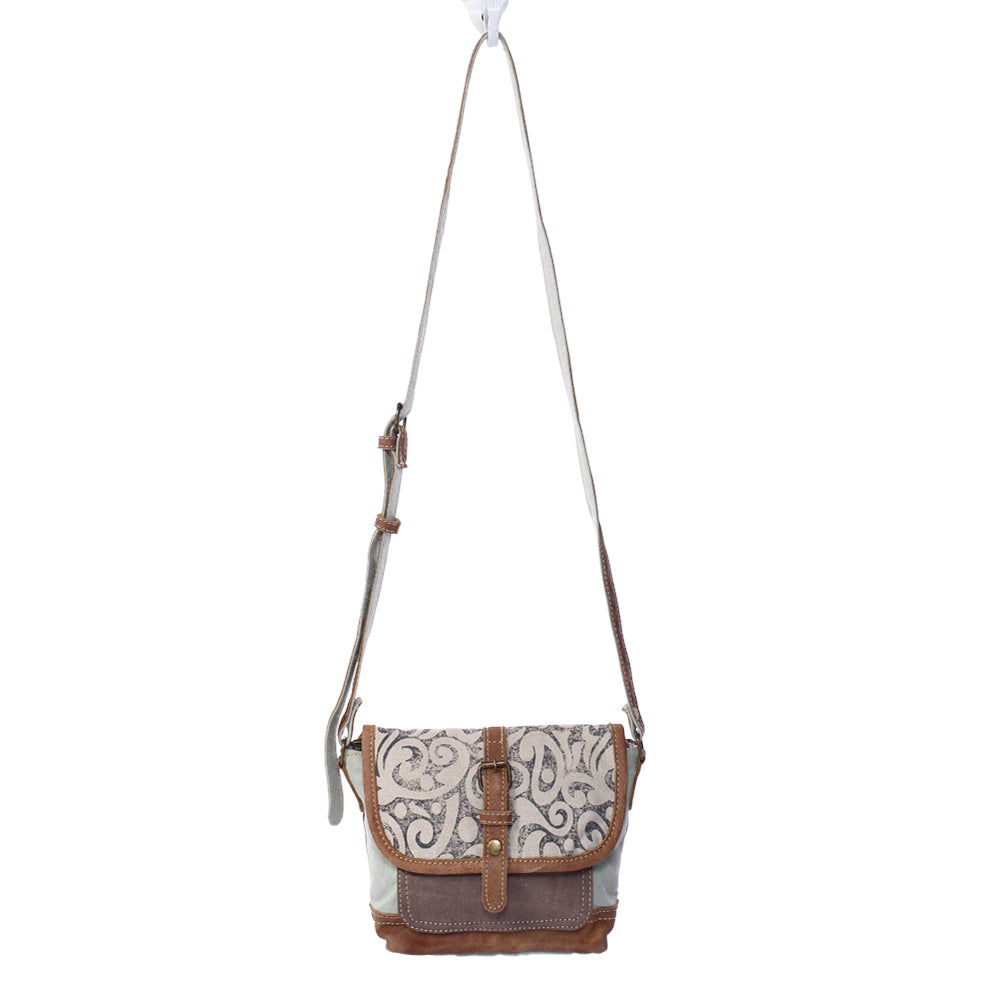 Myra Bag Leaf Print Small & Cross Body