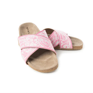Myra Bags Taylor Creek Sandals in Pink