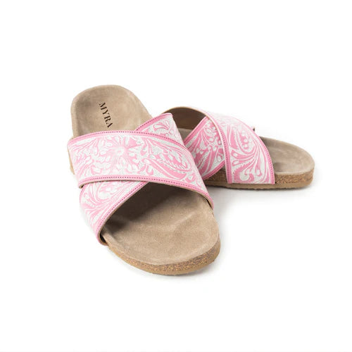 Myra Bags Taylor Creek Sandals in Pink
