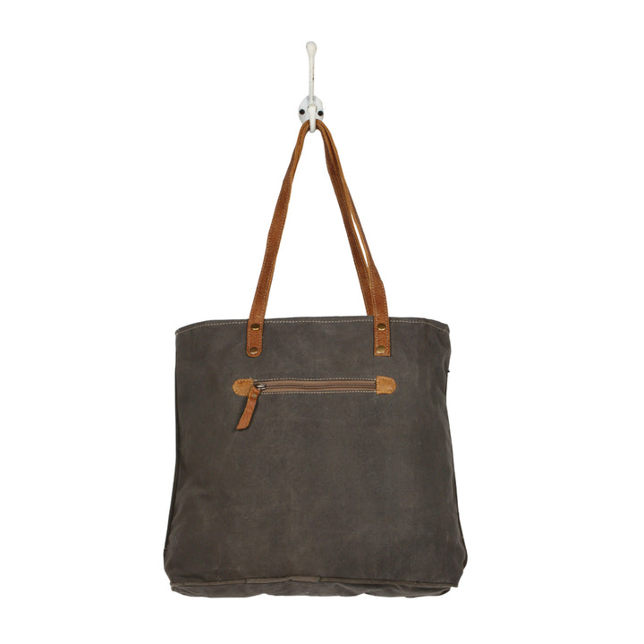 Myra Bag Leather Pocket Tote Bag