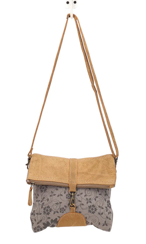 Myra Bag Teal and Tan Small & Crossbody Bag