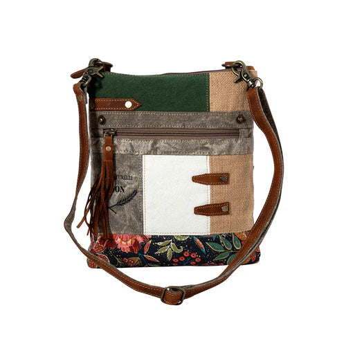 Myra Bag Boulangerie Floral Trim Crossbody Bag