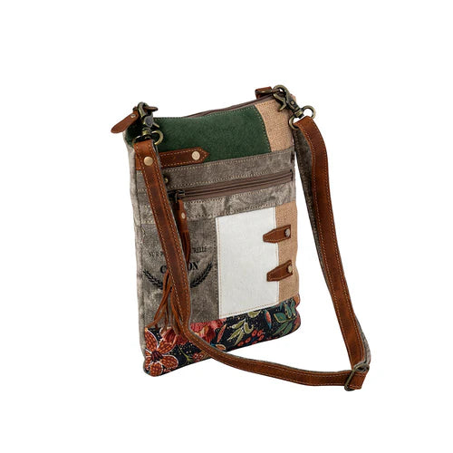 Myra Bag Boulangerie Floral Trim Crossbody Bag
