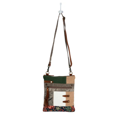 Myra Bag Boulangerie Floral Trim Crossbody Bag