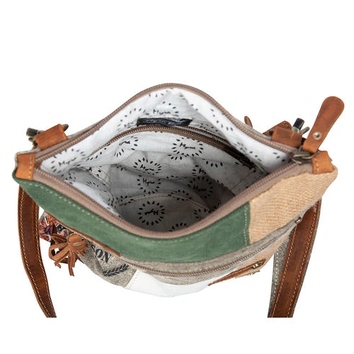 Myra Bag Boulangerie Floral Trim Crossbody Bag