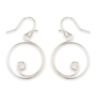 Sailing Cubic Zirconia Dangle Earrings